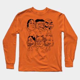 Japanese Mask Long Sleeve T-Shirt